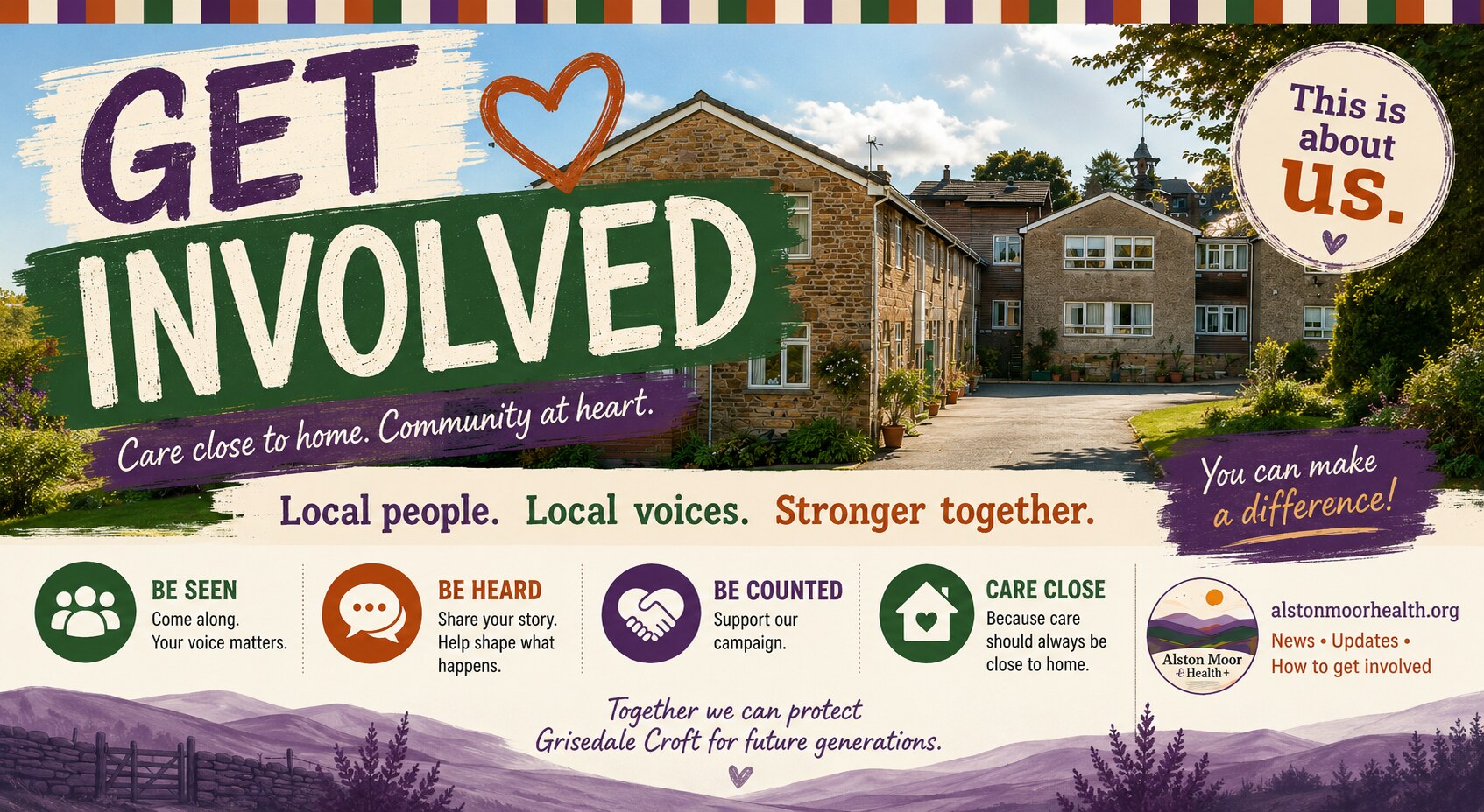 Get Involved — help keep Grisedale Croft open